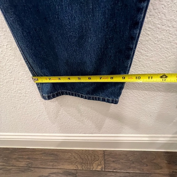 Anne Klein drawstring denim wide-leg jeans - Picture 6 of 8